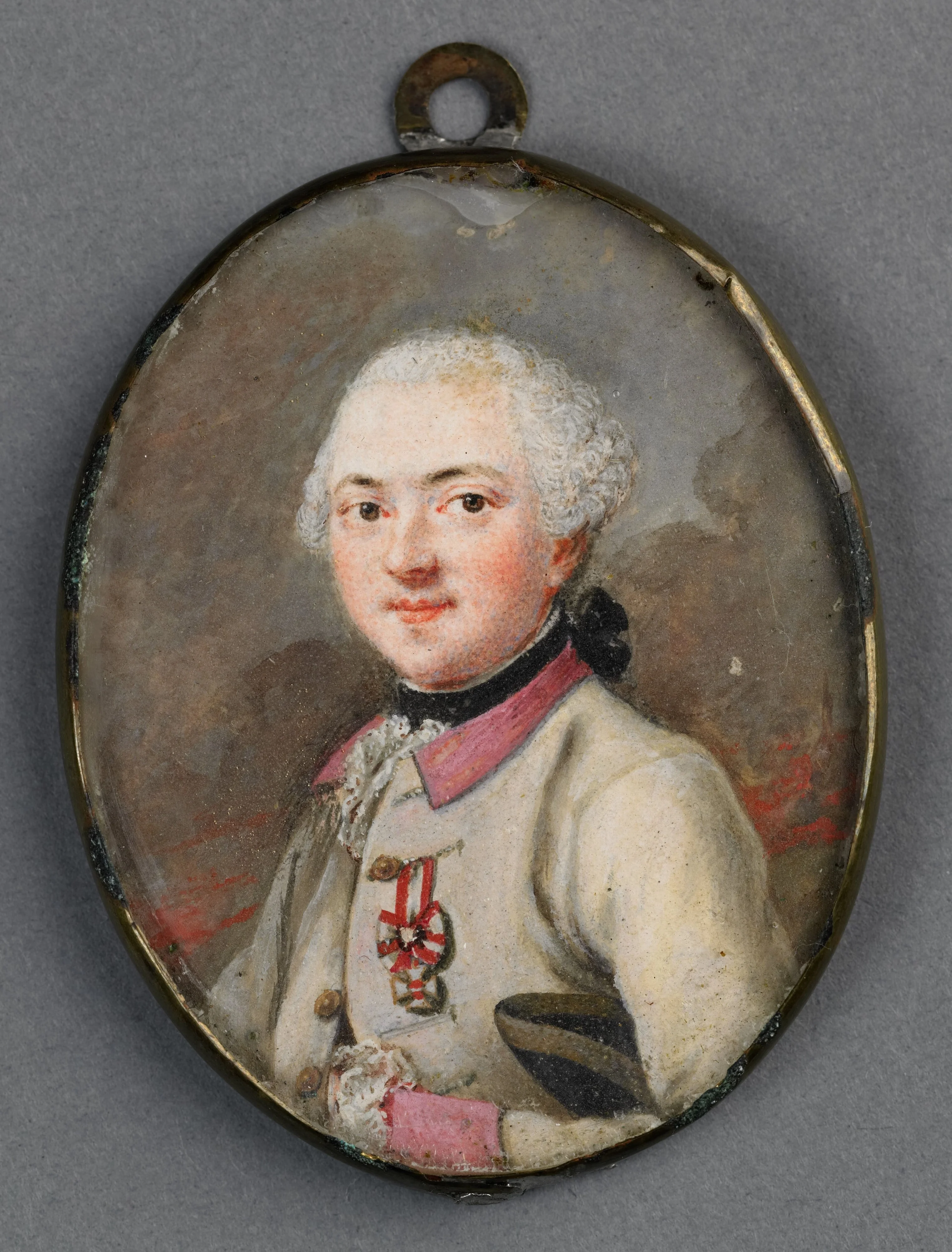 Portrait of an Austrian officer, detail