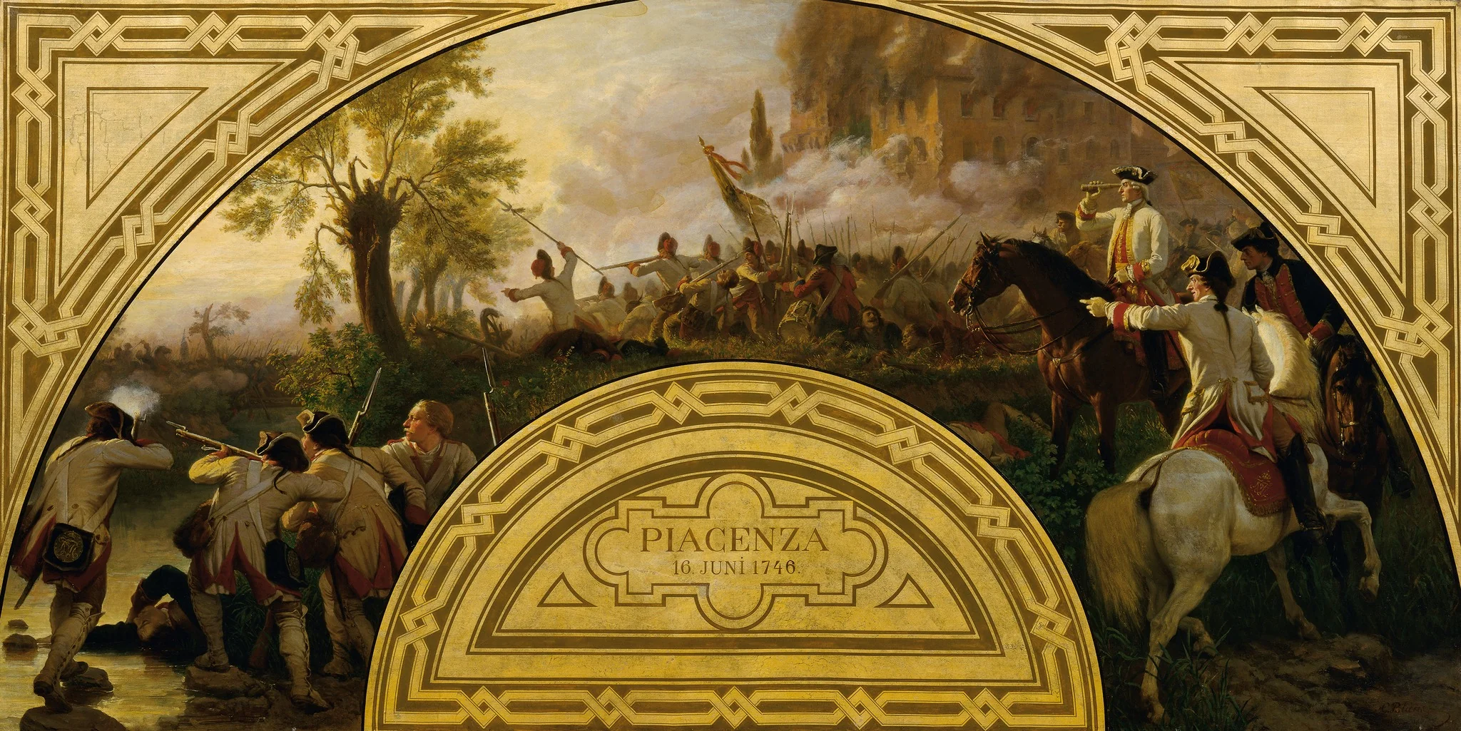 The Battle of Piacenza 1746, detail