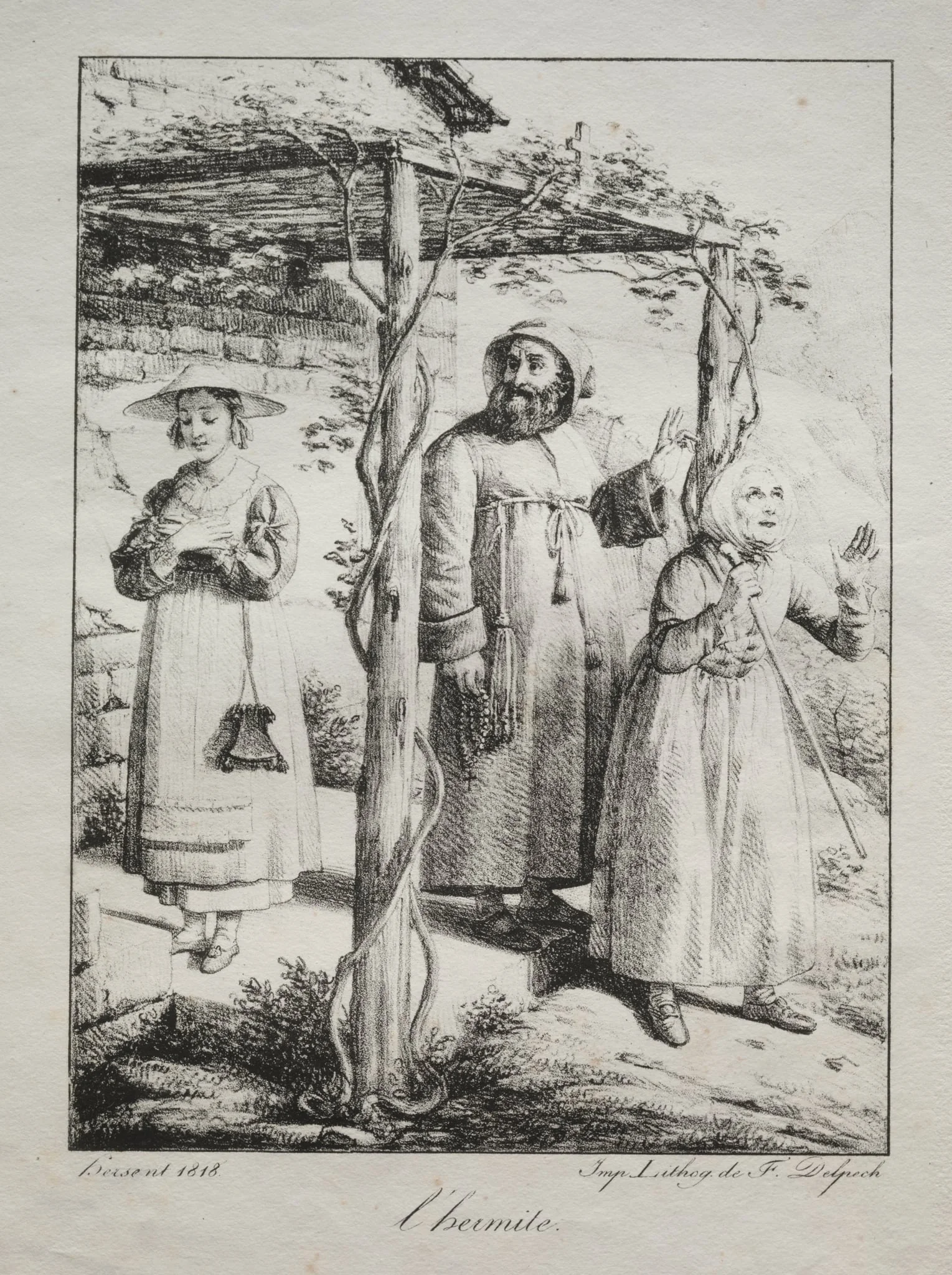 The Hermit, detail