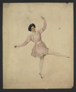 Untitled, by Philip Barnard, watercolor, 1840
