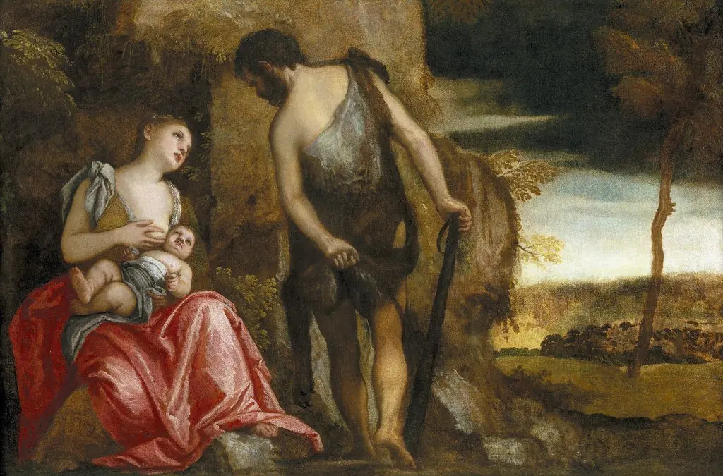 The homeless Cain and his Family, by Paolo Veronese, oil