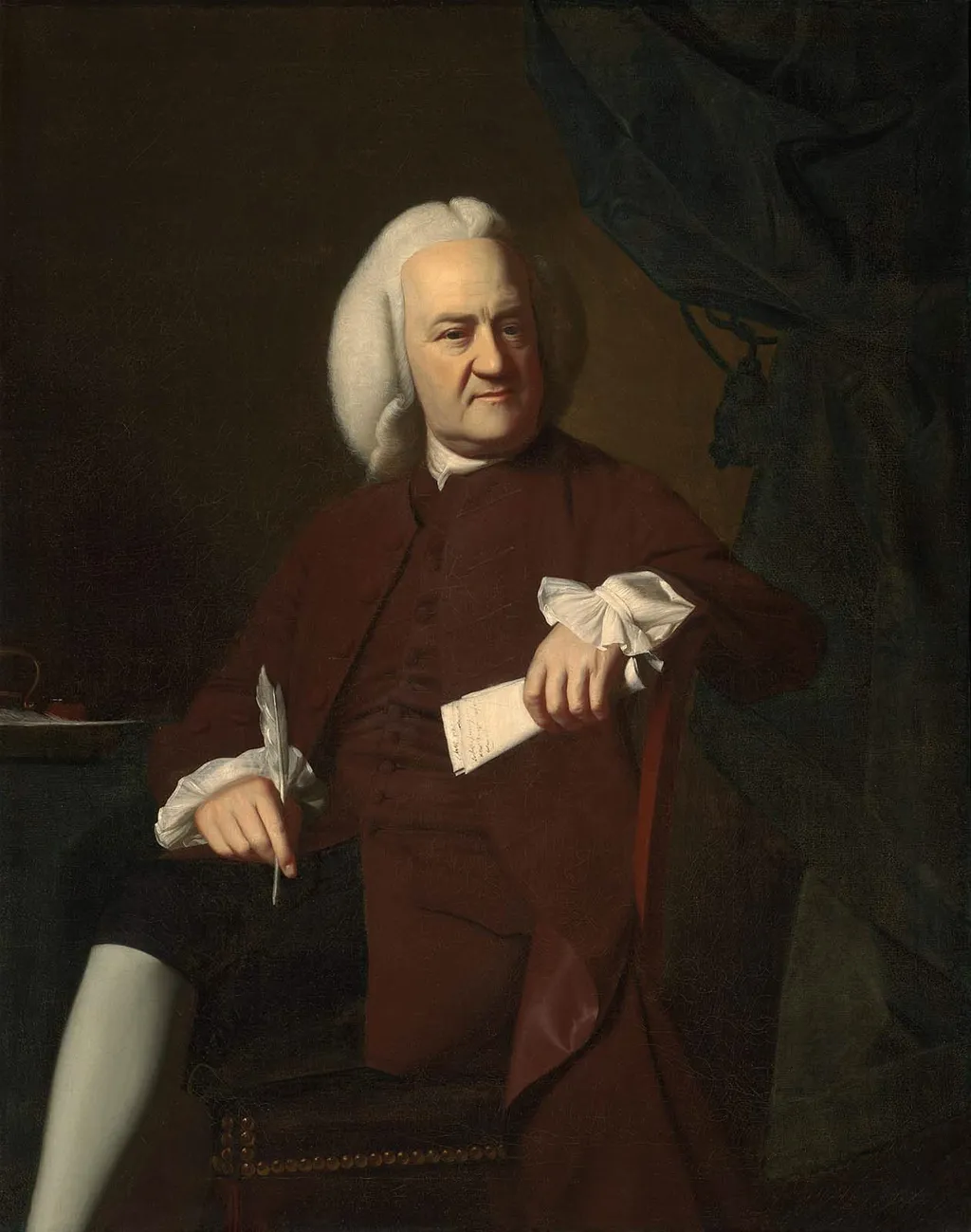 Ezekiel Goldthwait, by John Singleton Copley, oil, 1771