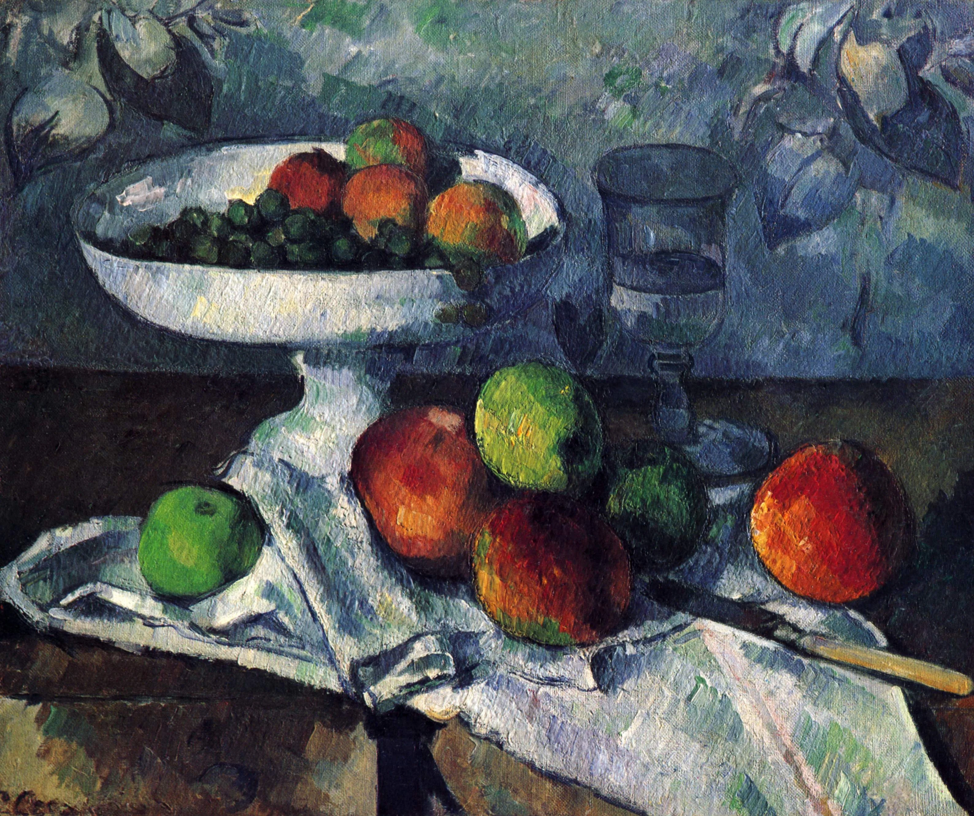 Still Life with Compotier, detail