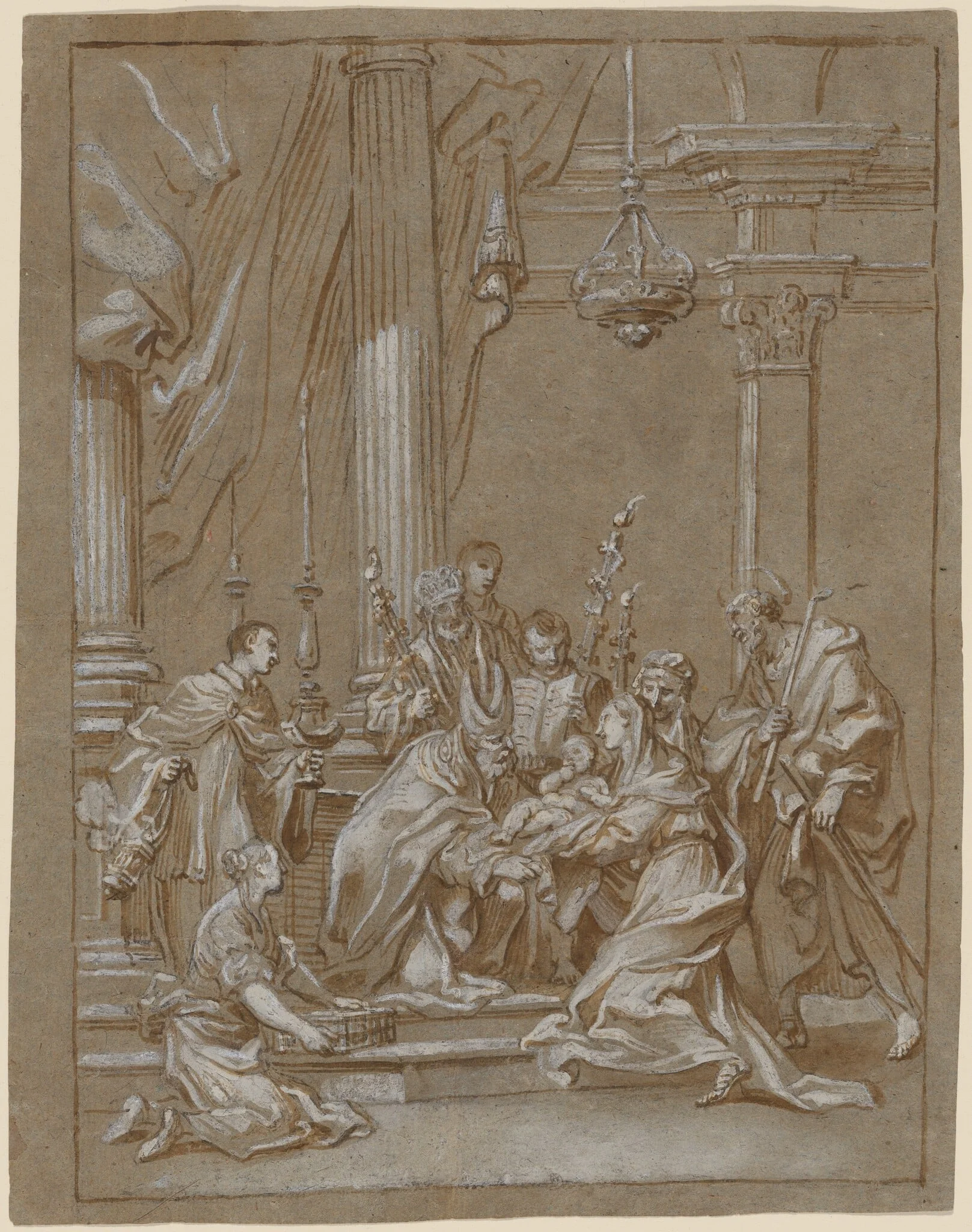 The Presentation in the Temple, detail