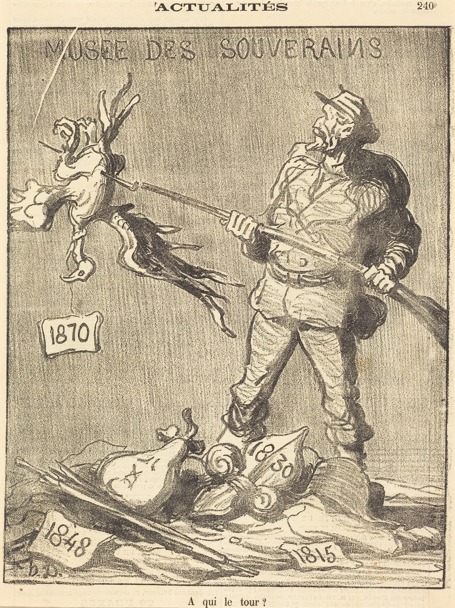 A qui le tour?, detail