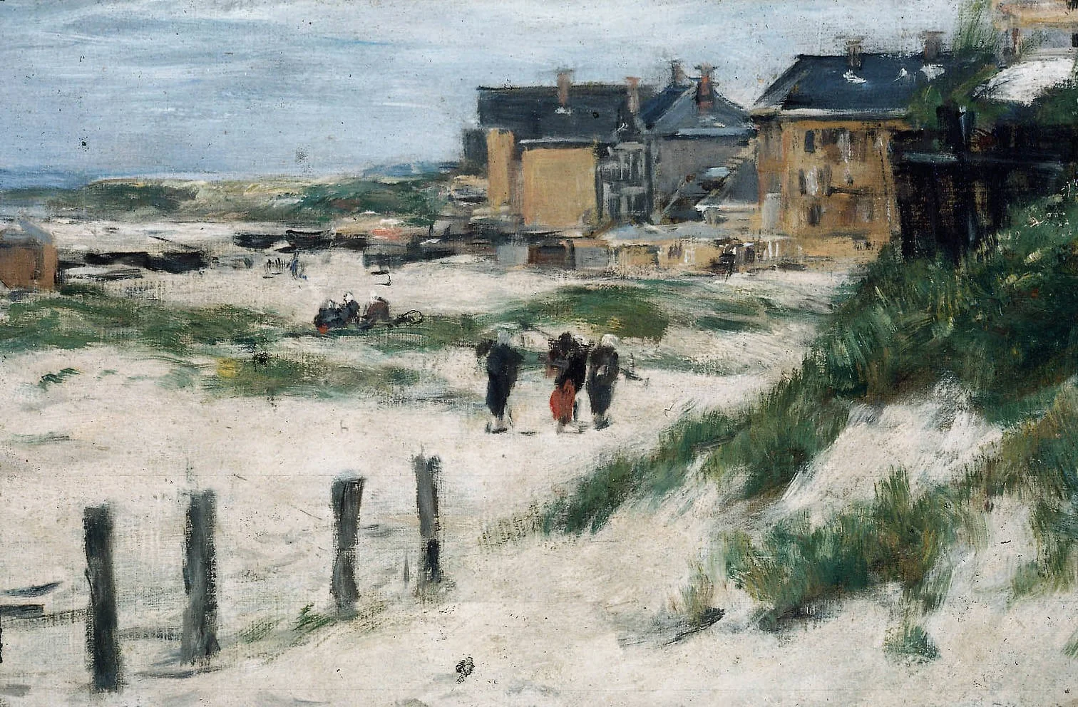 The Inlet at Berck (Pas-de-Calais), detail