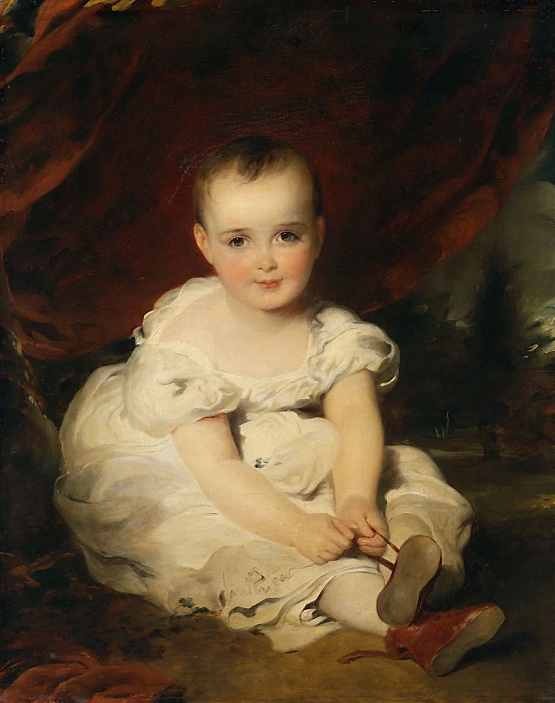 Maria Theresia (1816-1867), daughter of Karl of Nassau-Weilburg, detail