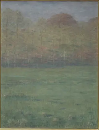 Autumn, by Dwight William Tryon, oil, 1897