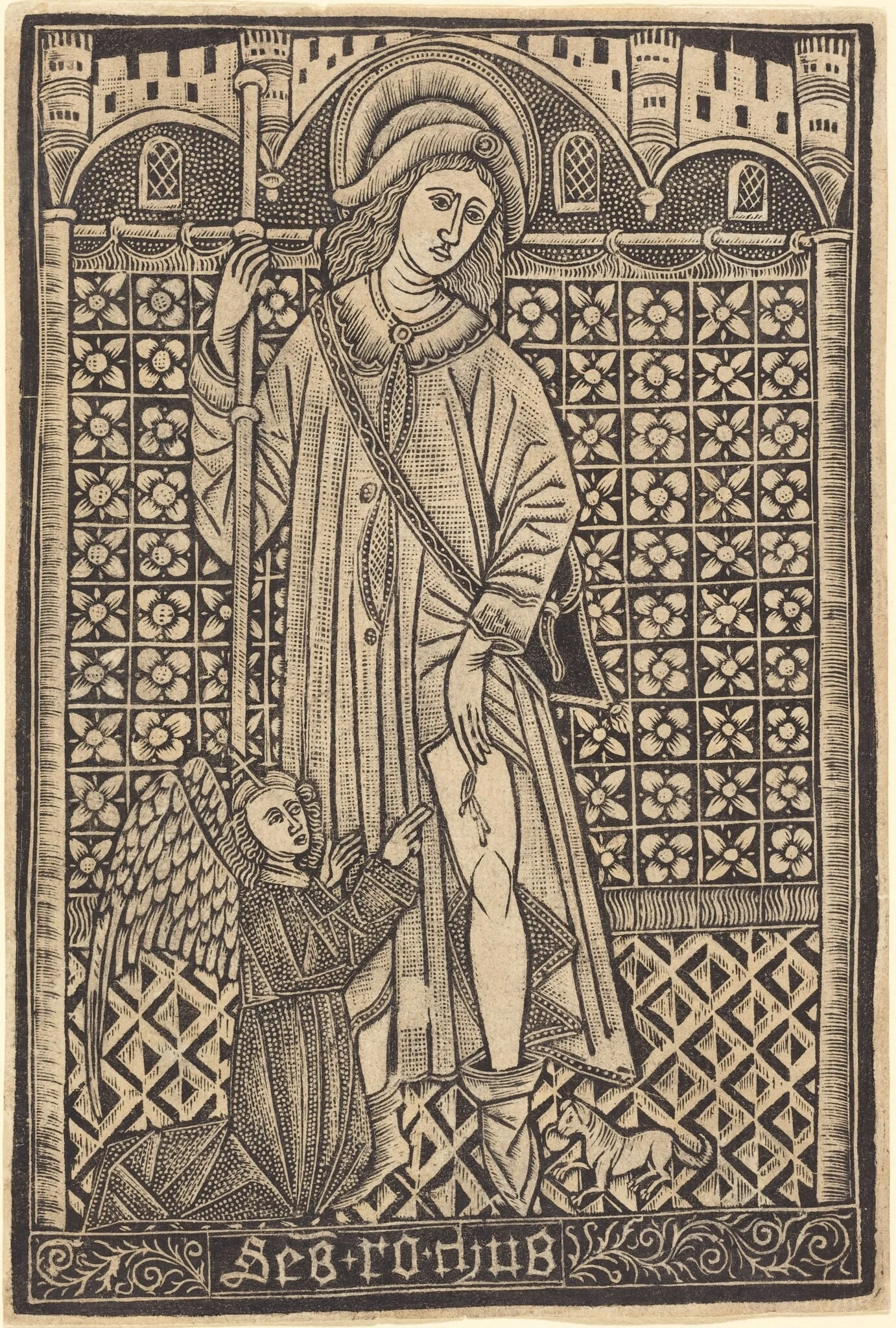 Saint Roche, detail