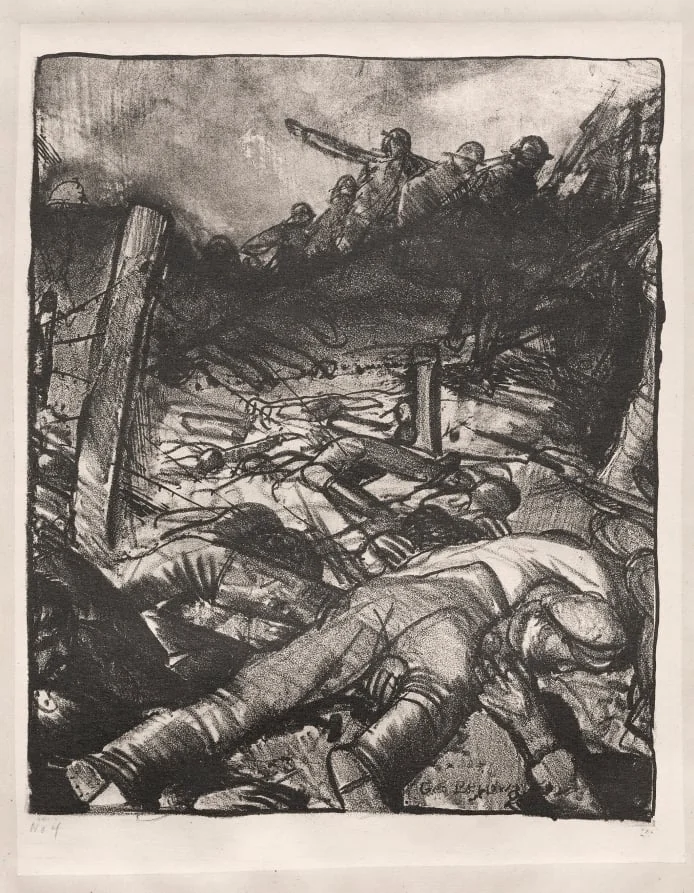 War Series: The Charge, Left Detail, detail