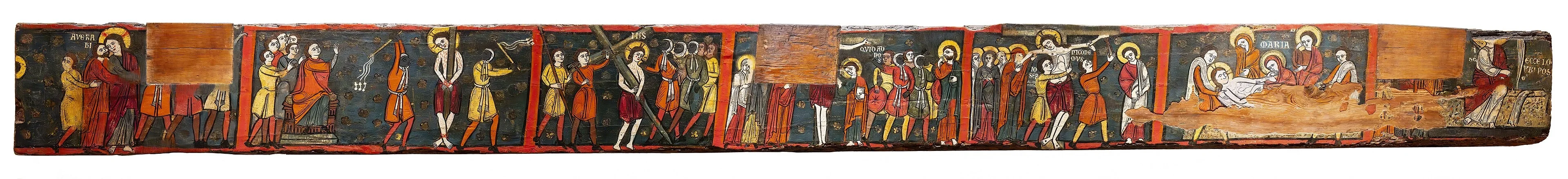 Biga de la Passió. MNAC 15833, detail