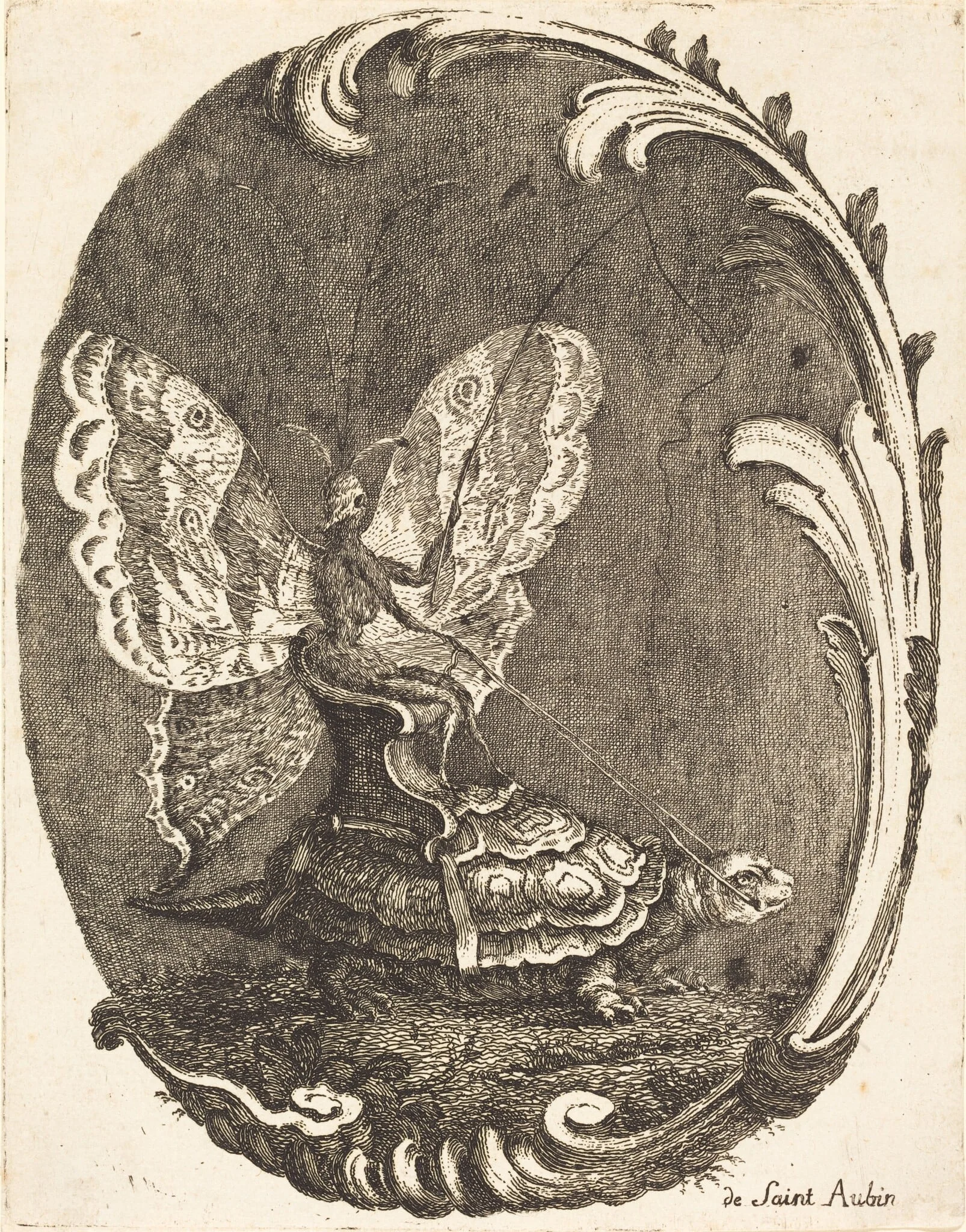 Le Papillon et la Tortue (The Butterfly and the Turtle), detail