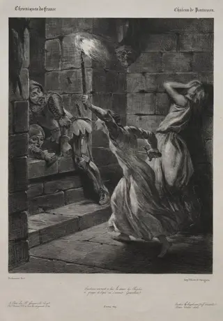The Sister of Duguesclin, by Eugène Delacroix, 1829