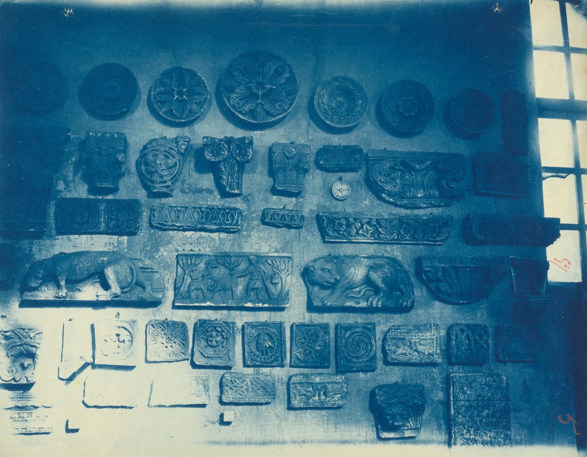 Casts of Architectural Details in a Studio, detail