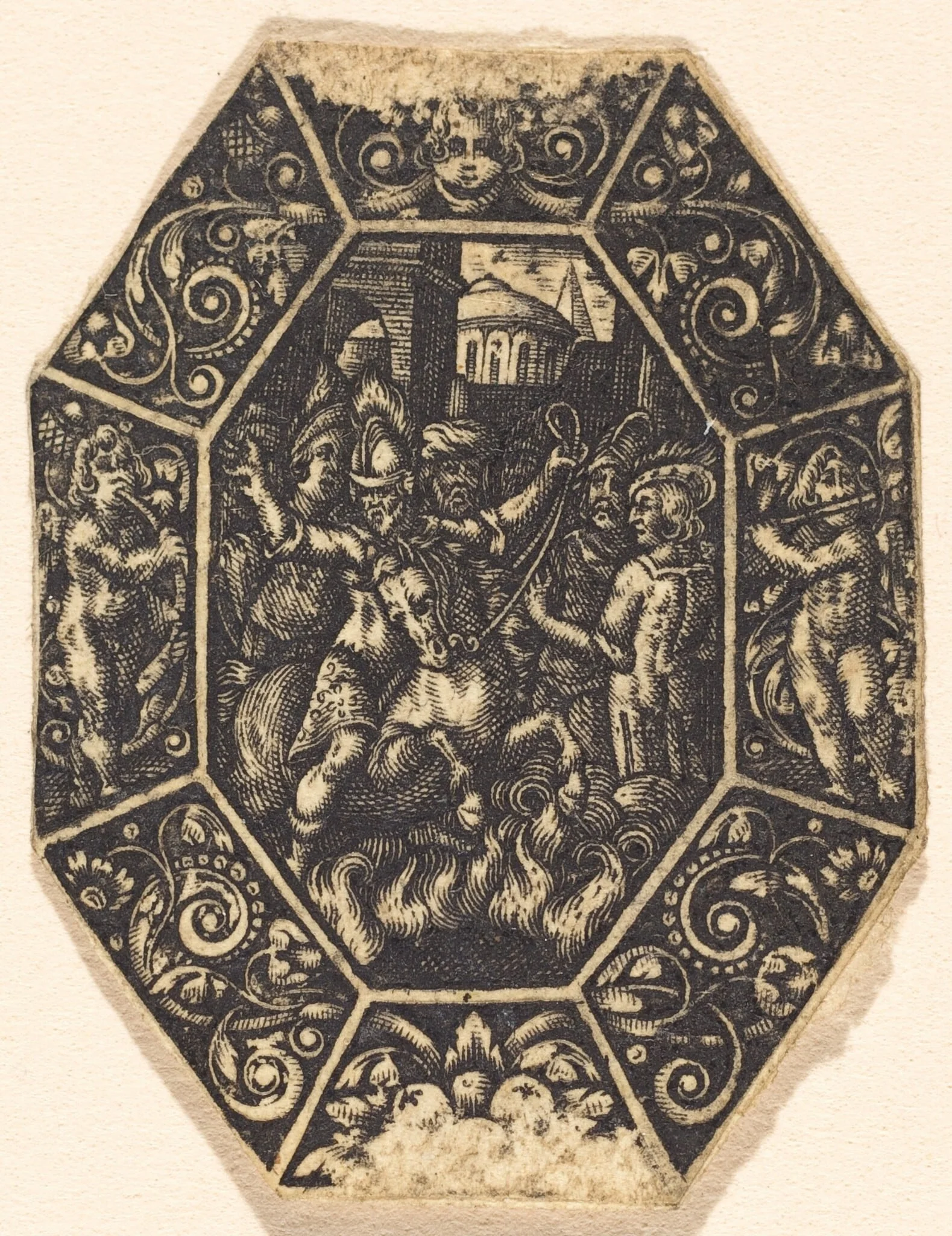 Man on Horseback, detail