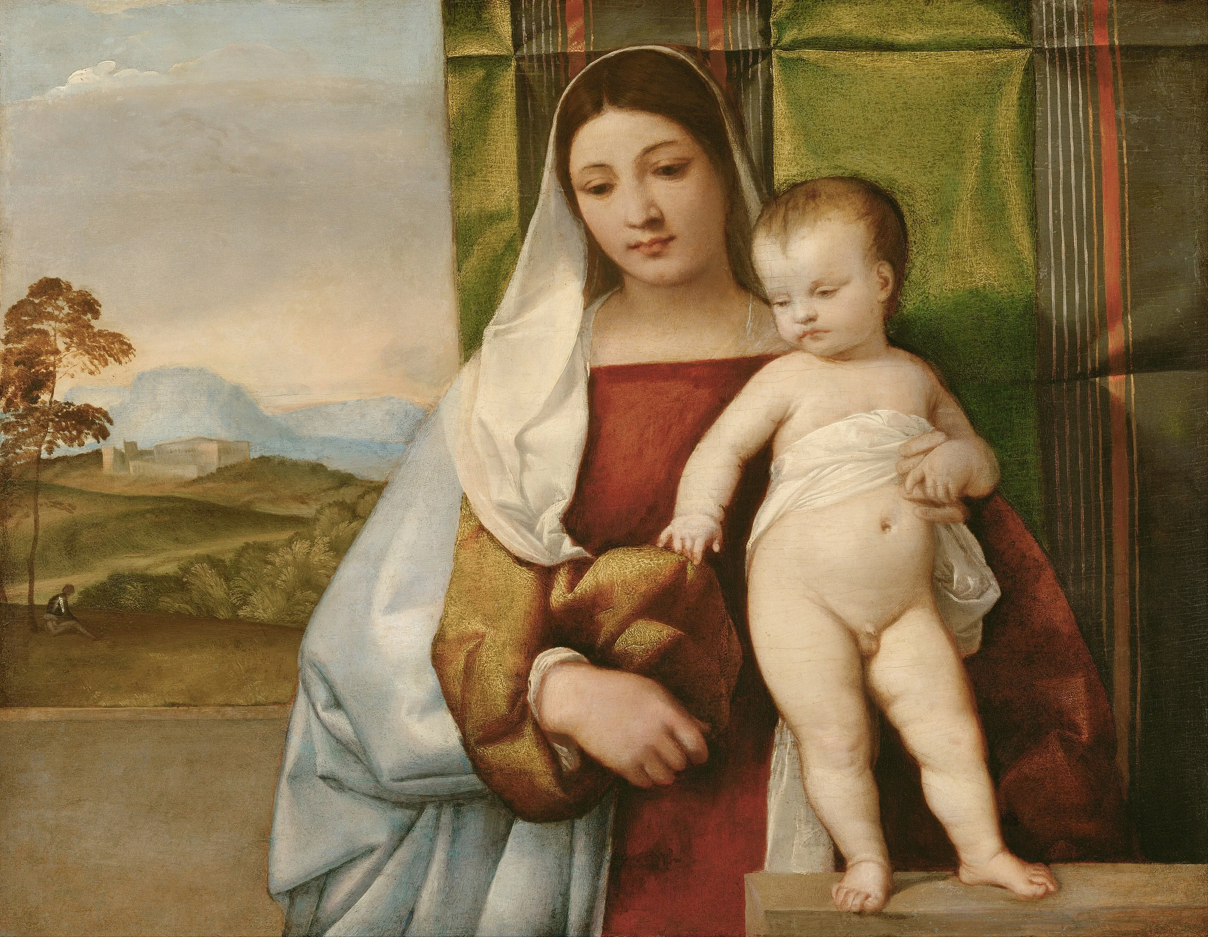 The Gypsy Madonna, detail