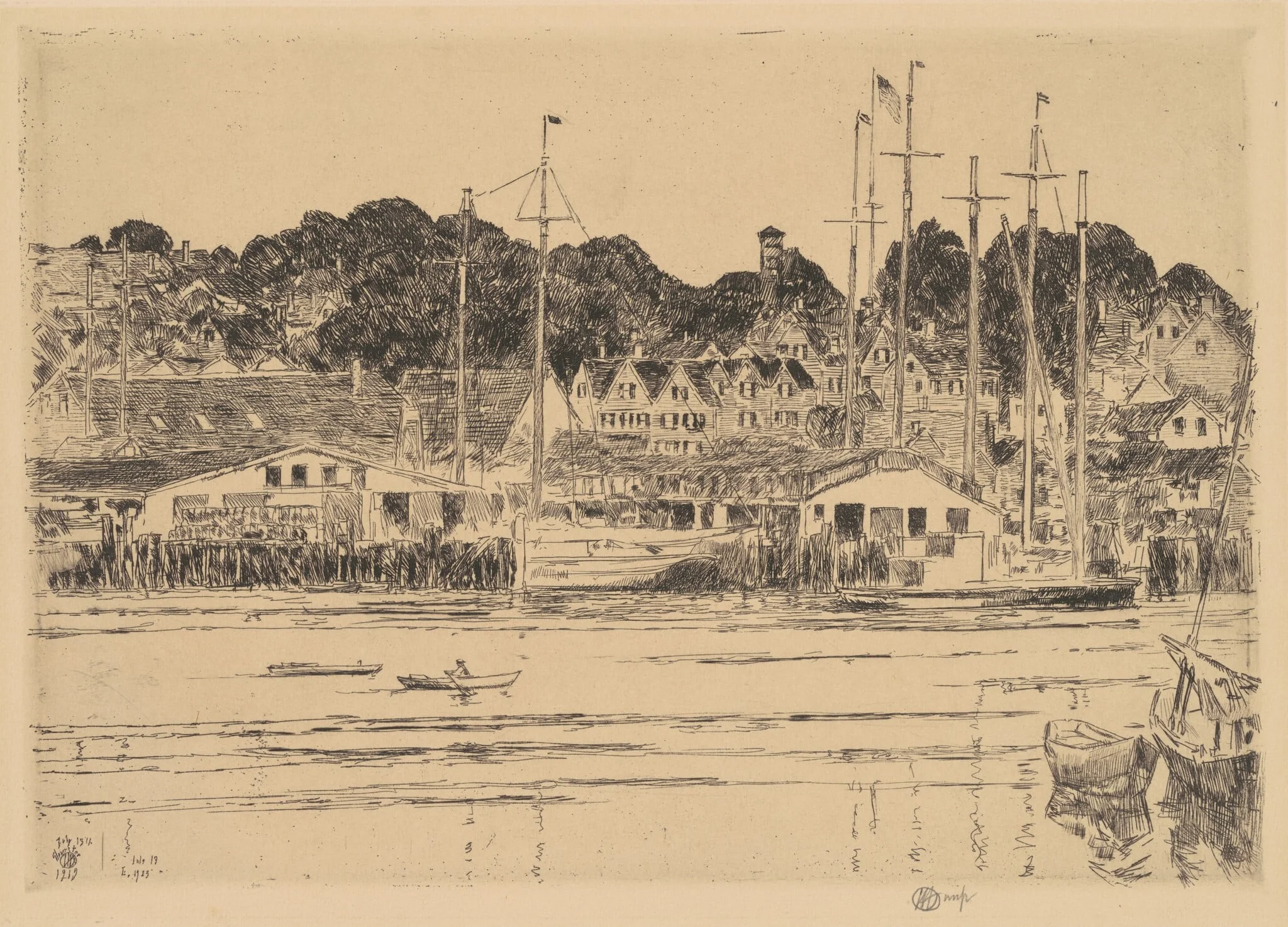Inner Harbor, Gloucester, detail