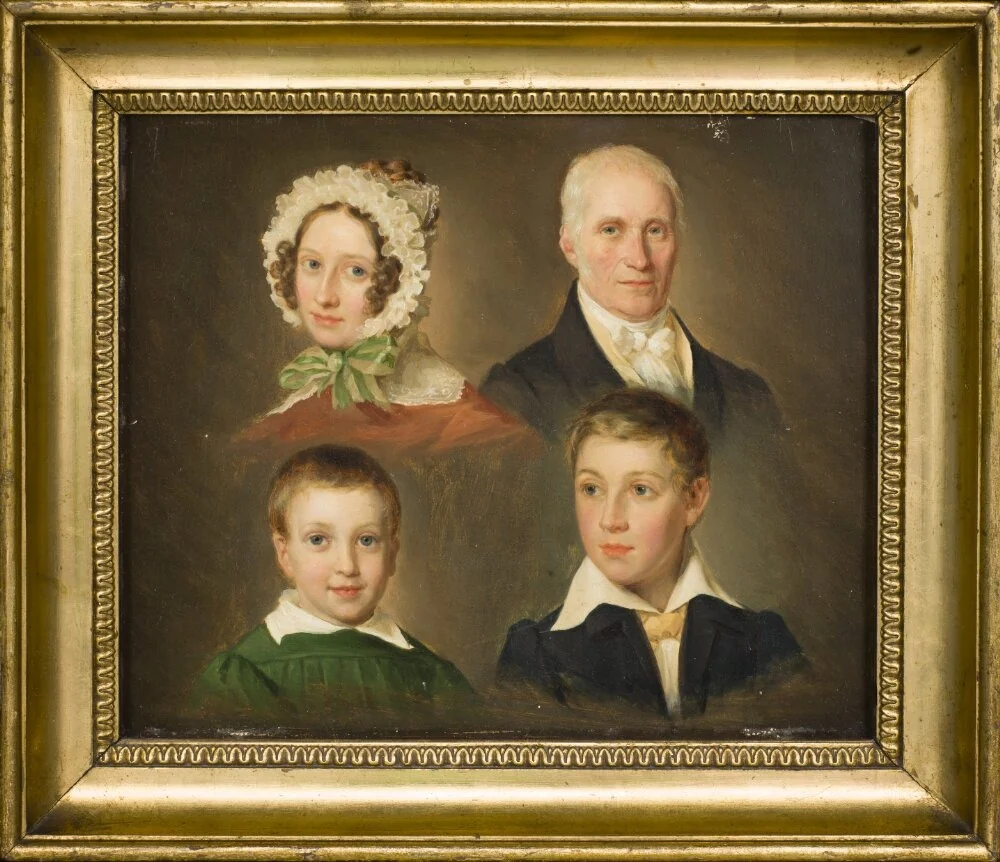 The Artist’s Father, Wife, Son and Foster Son, detail