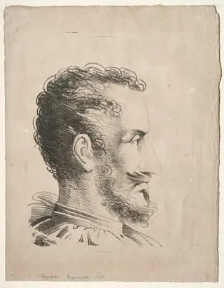 Profile Head, by Friedrich Wilhelm Reuter, 1811