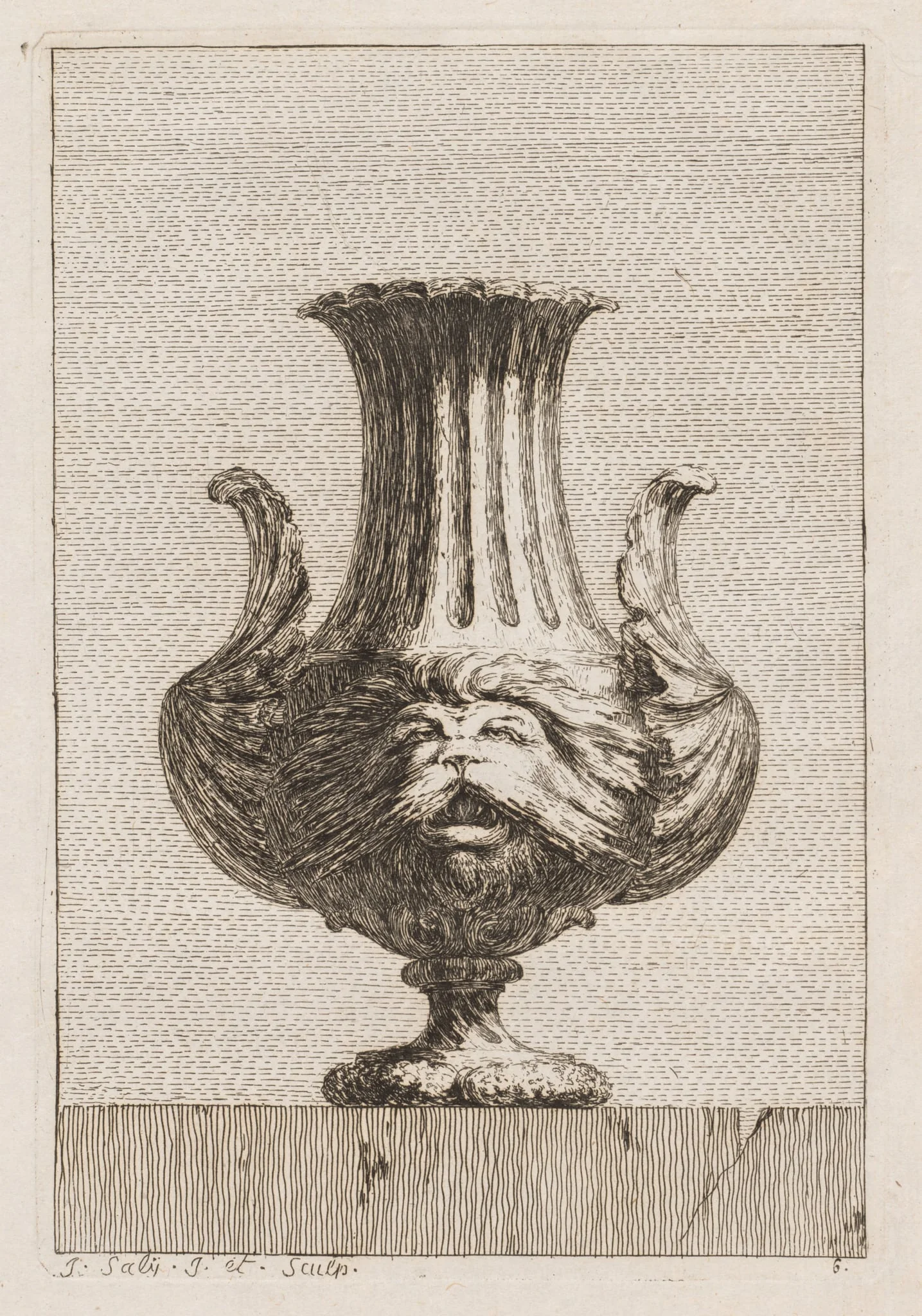 Suite of Vases: Plate 6, detail