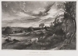 Summer Evening, by David Lucas, 1831