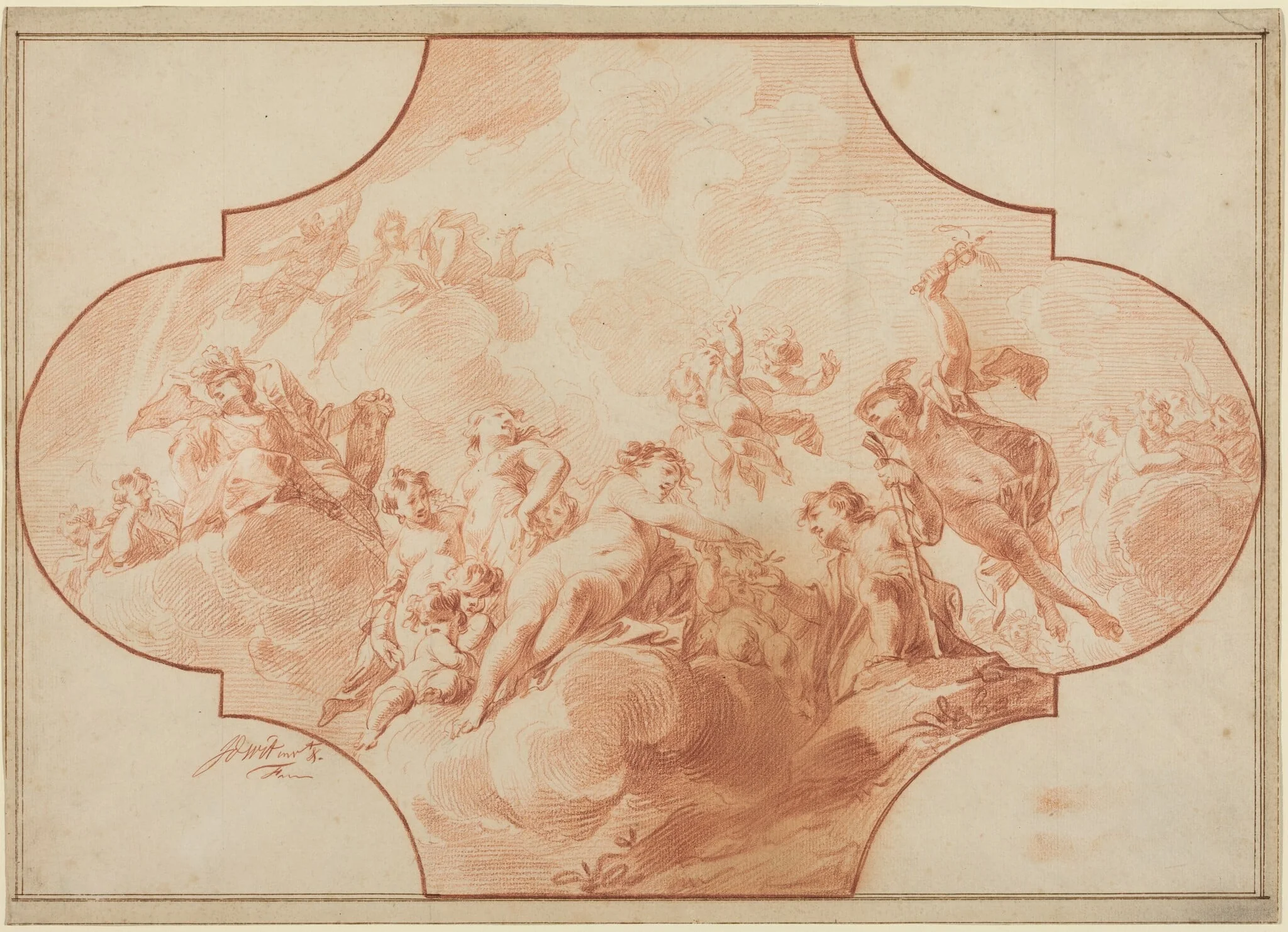 The Judgment of Paris, detail