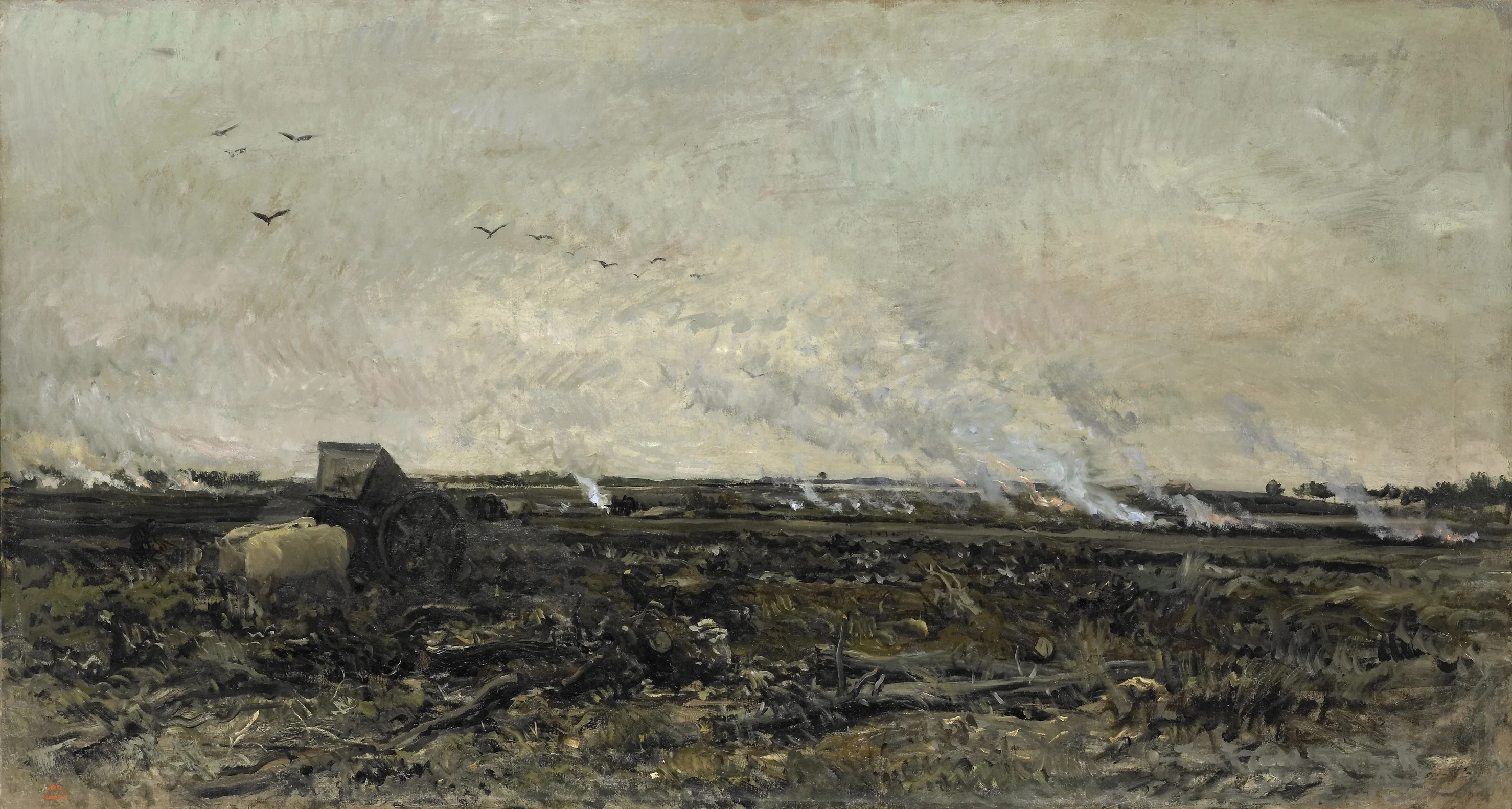 October, detail