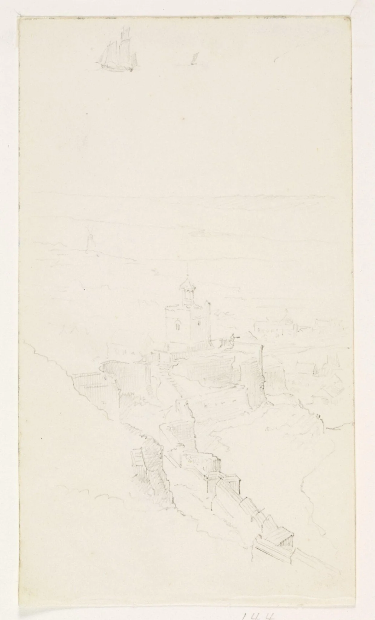 Topographical drawing, detail