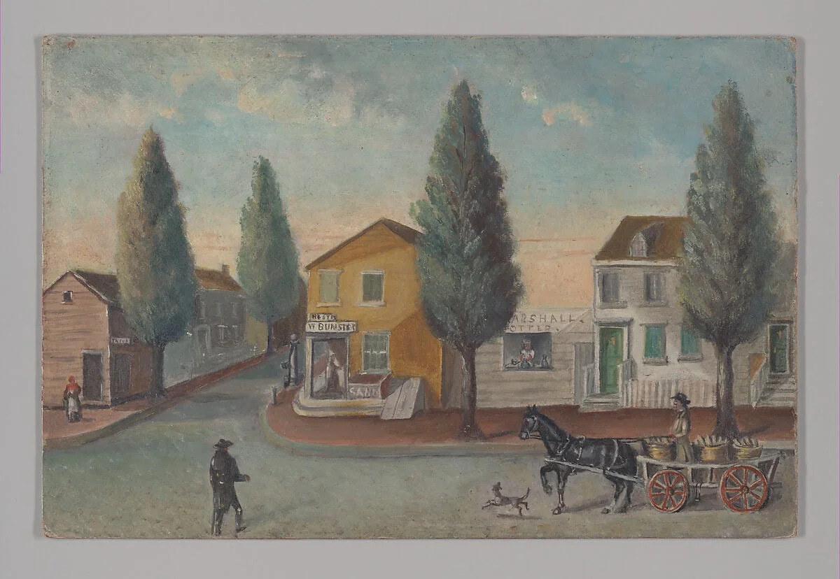 The Baker's Wagon, detail