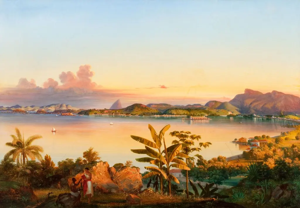 Rio de Janeiro, by Alejandro Cicarelli, oil, 1844