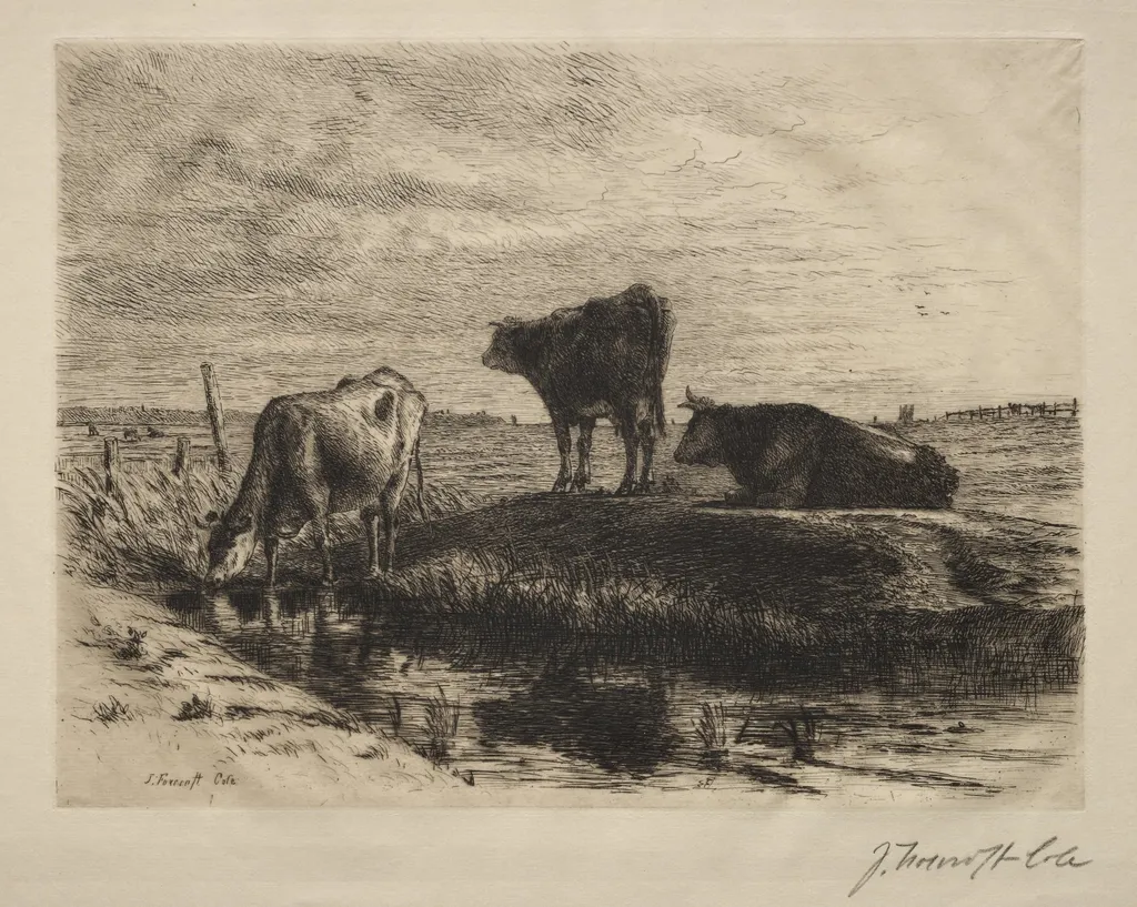The Three Cows, by Joseph Foxcroft Cole, 1874