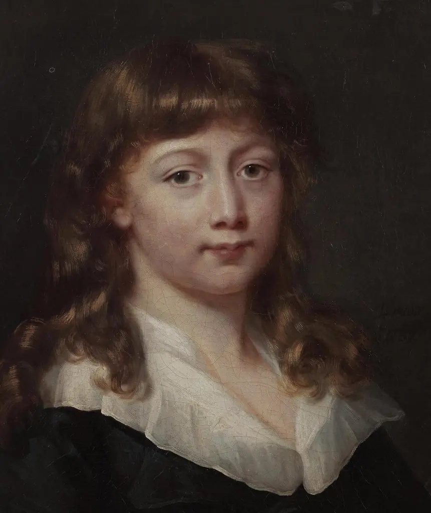 Portrait of a Boy, by Jean-Laurent Mosnier, oil, 1795