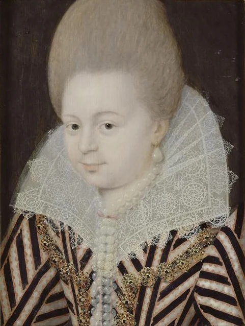 Inconnue, dite autrefois Diane d’Andouins, comtesse de Gramont, ou la belle Corisande, detail