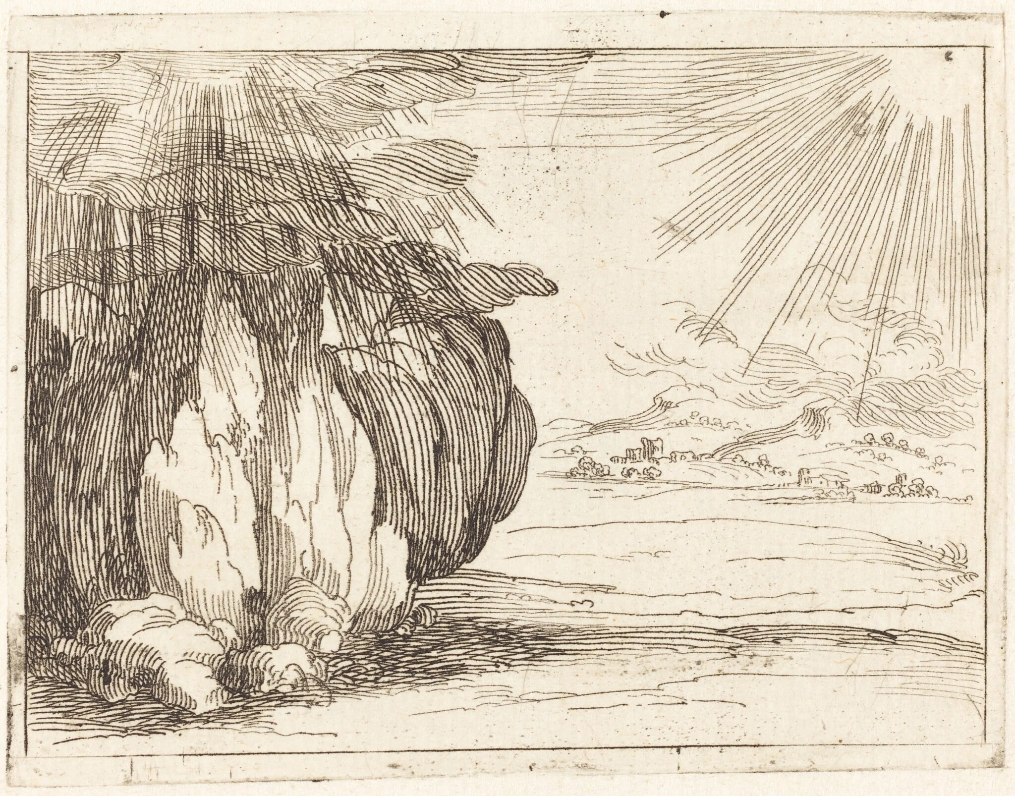 Sun and Rain, detail