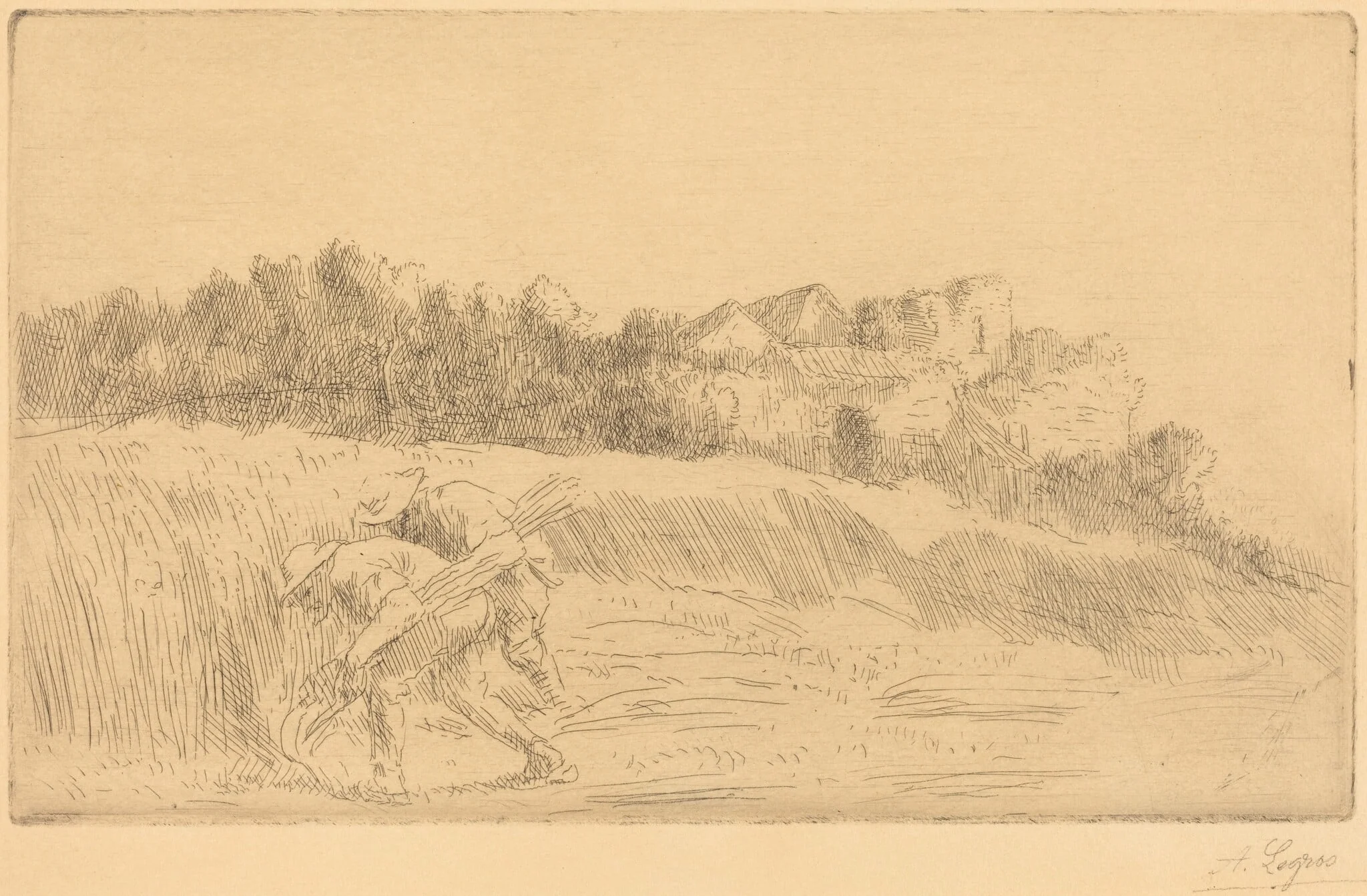 Harvesters (Les moissoneurs), detail