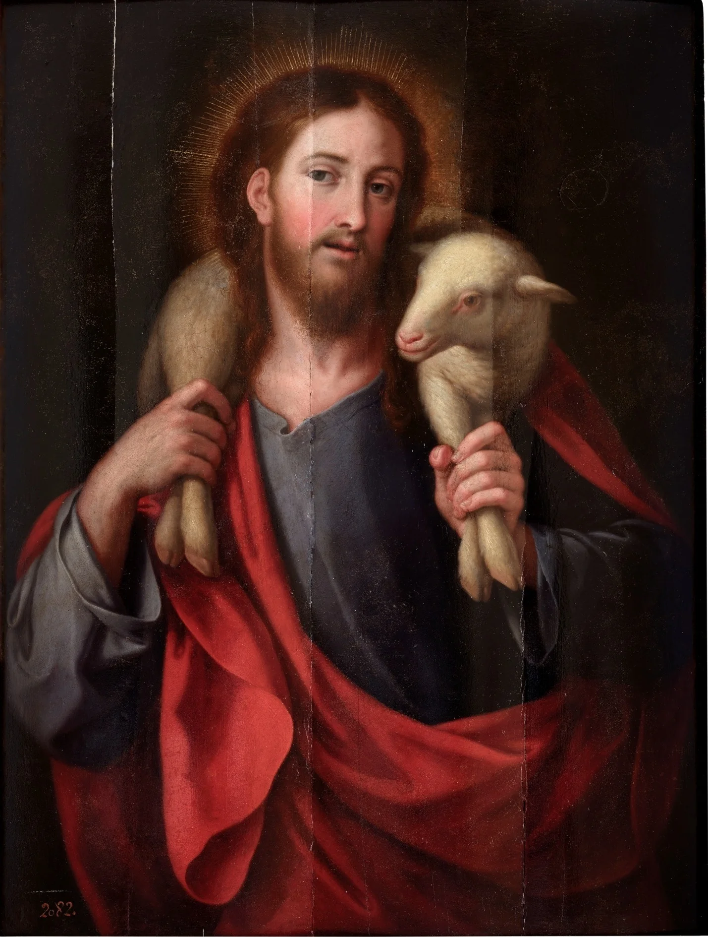 El Buen Pastor, detail