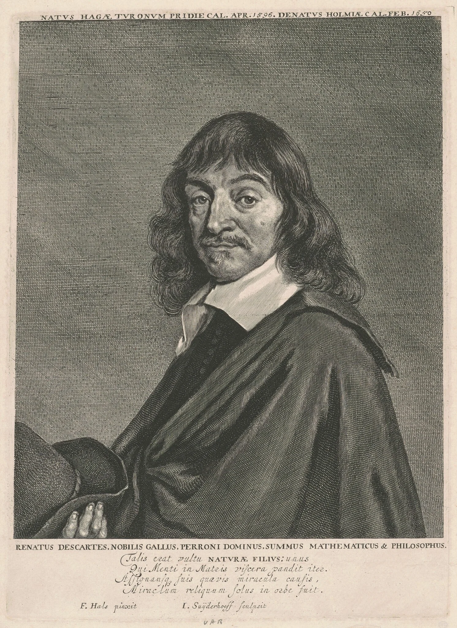René Descartes, detail