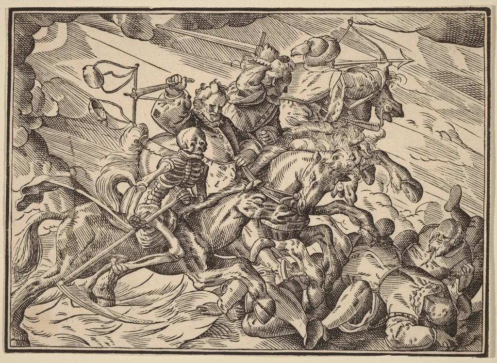 The Four Horsemen of the Apocalypse, by Christoph Murer, ink, 1630