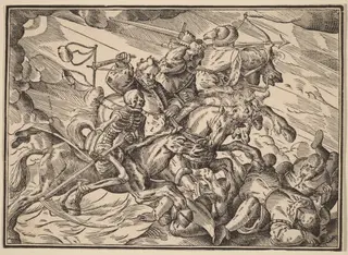 The Four Horsemen of the Apocalypse, by Christoph Murer, ink, 1630