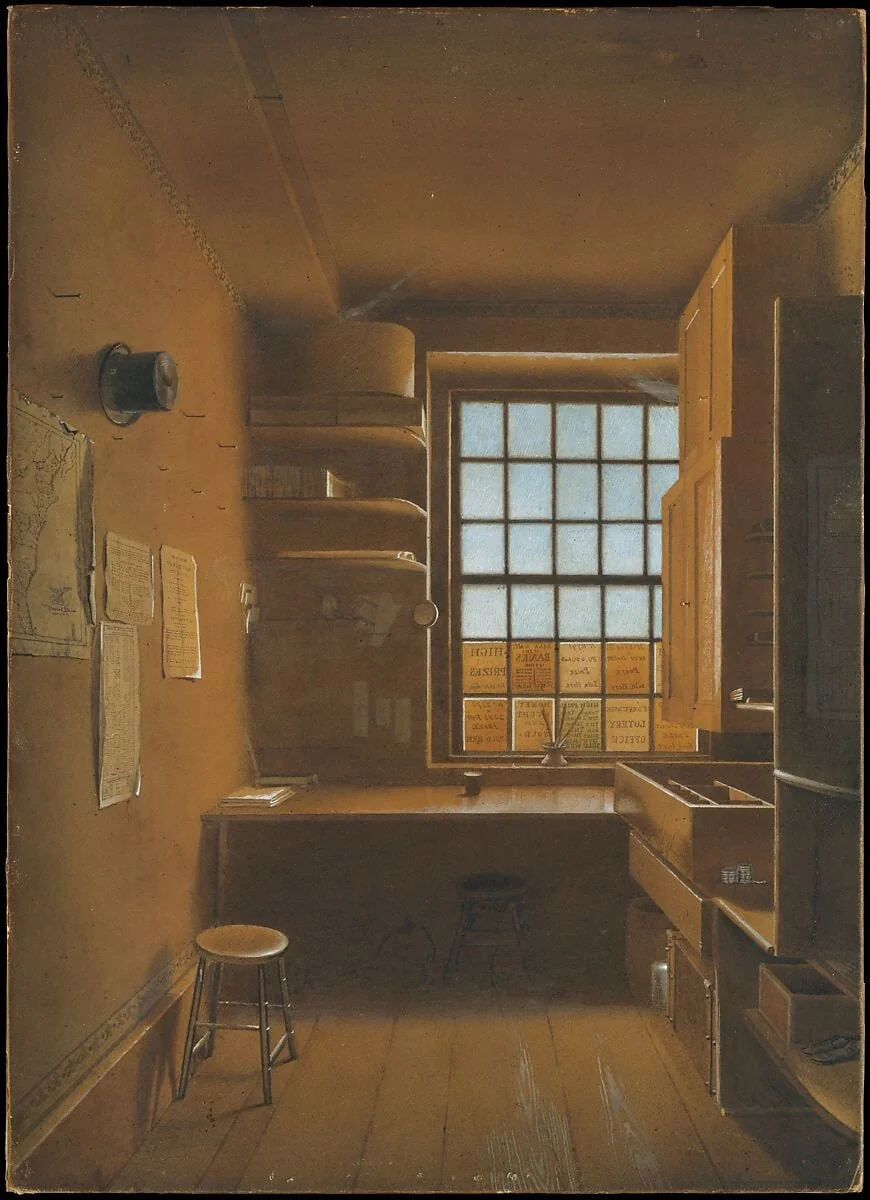 Interior of a Lottery, detail