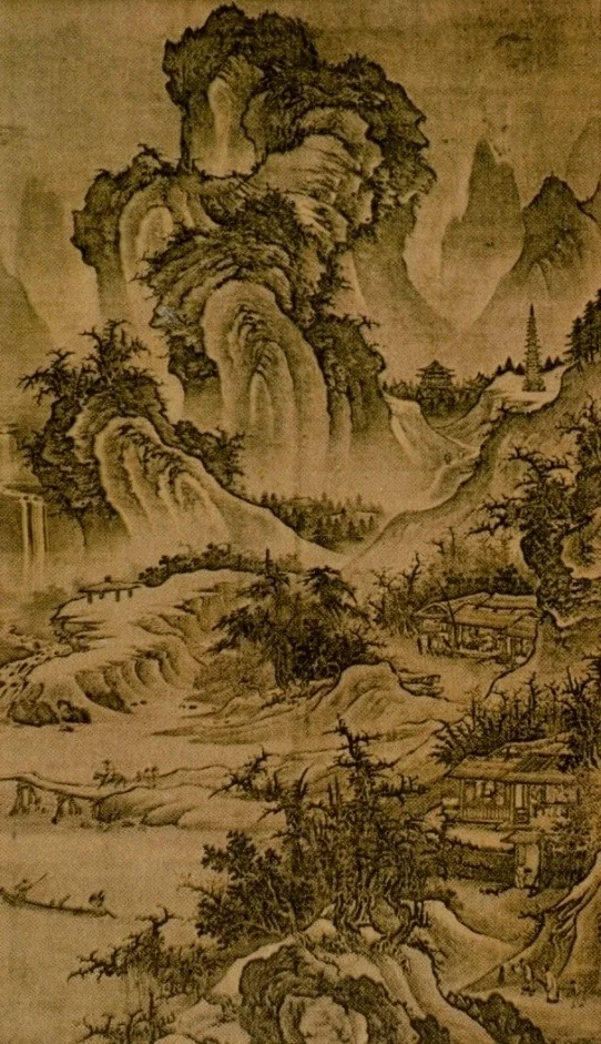 Mountain Hermitage, detail