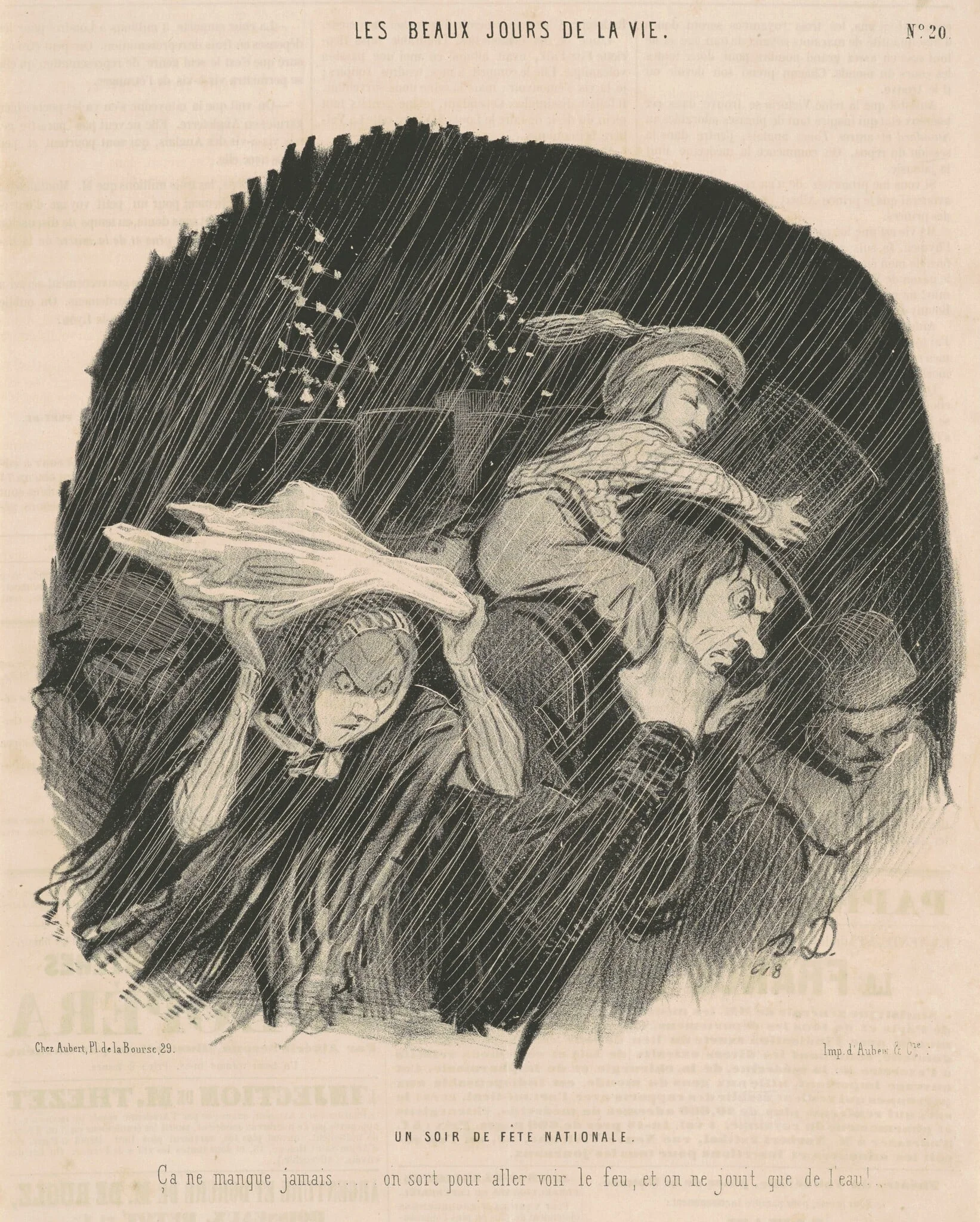 Un soir de fête nationale, detail