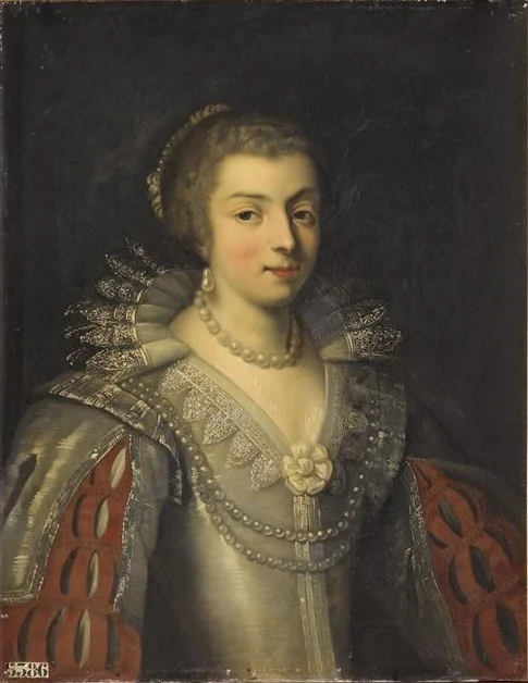 Marie de Rohan-Montbazon, duchesse de Luynes, puis de Chevreuse (1600-1679), detail