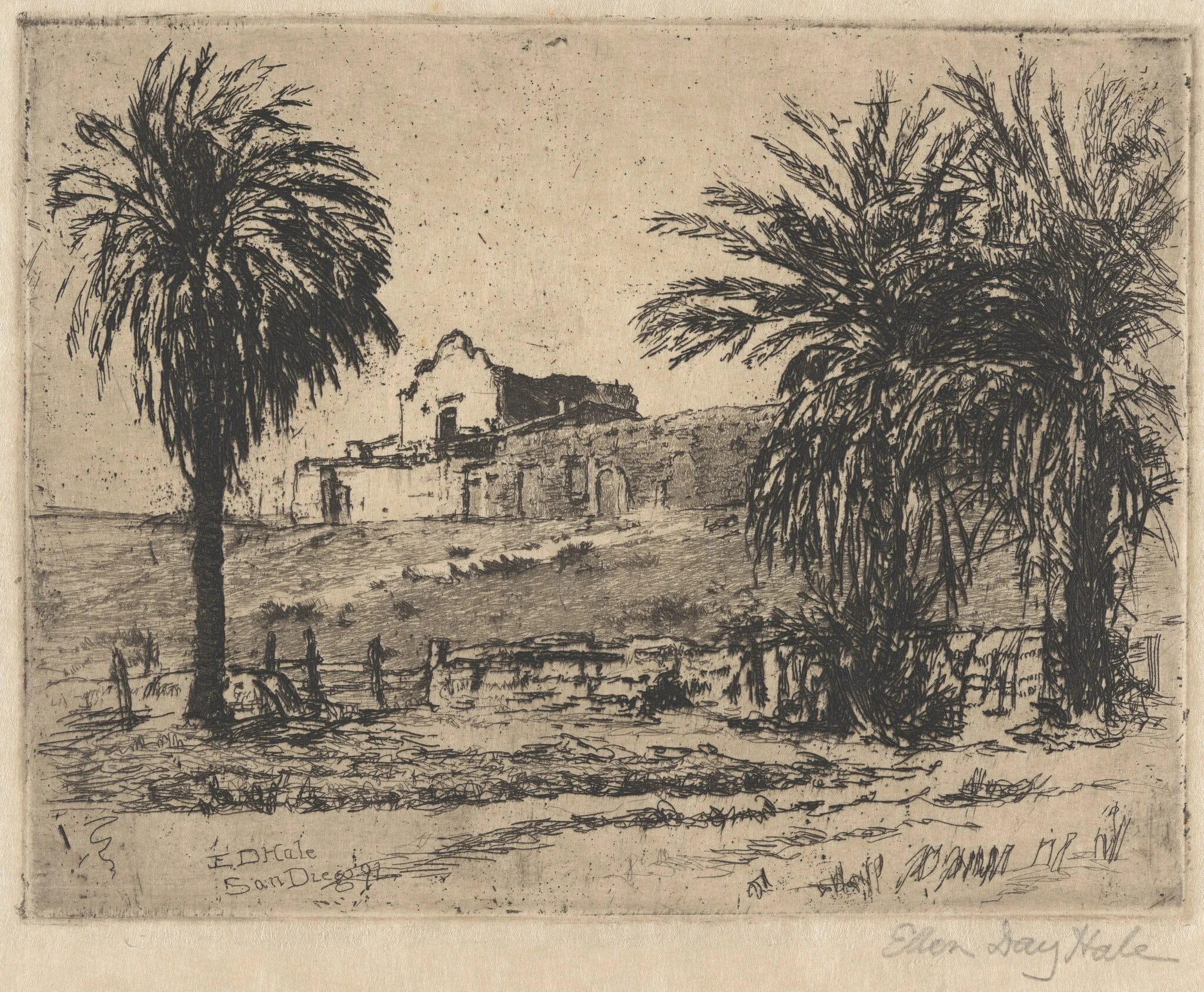 Mission San Diego, detail