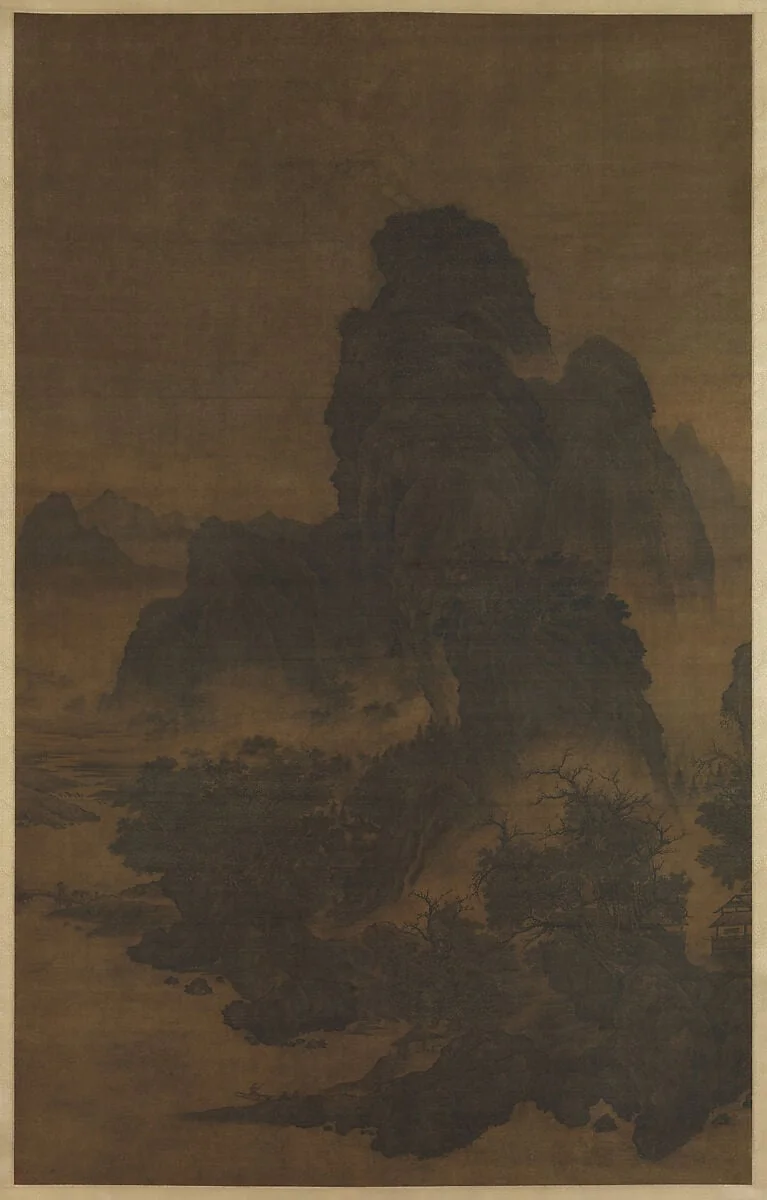 北宋 佚名 倣范寬山水圖 軸|Landscape in the style of Fan Kuan, detail