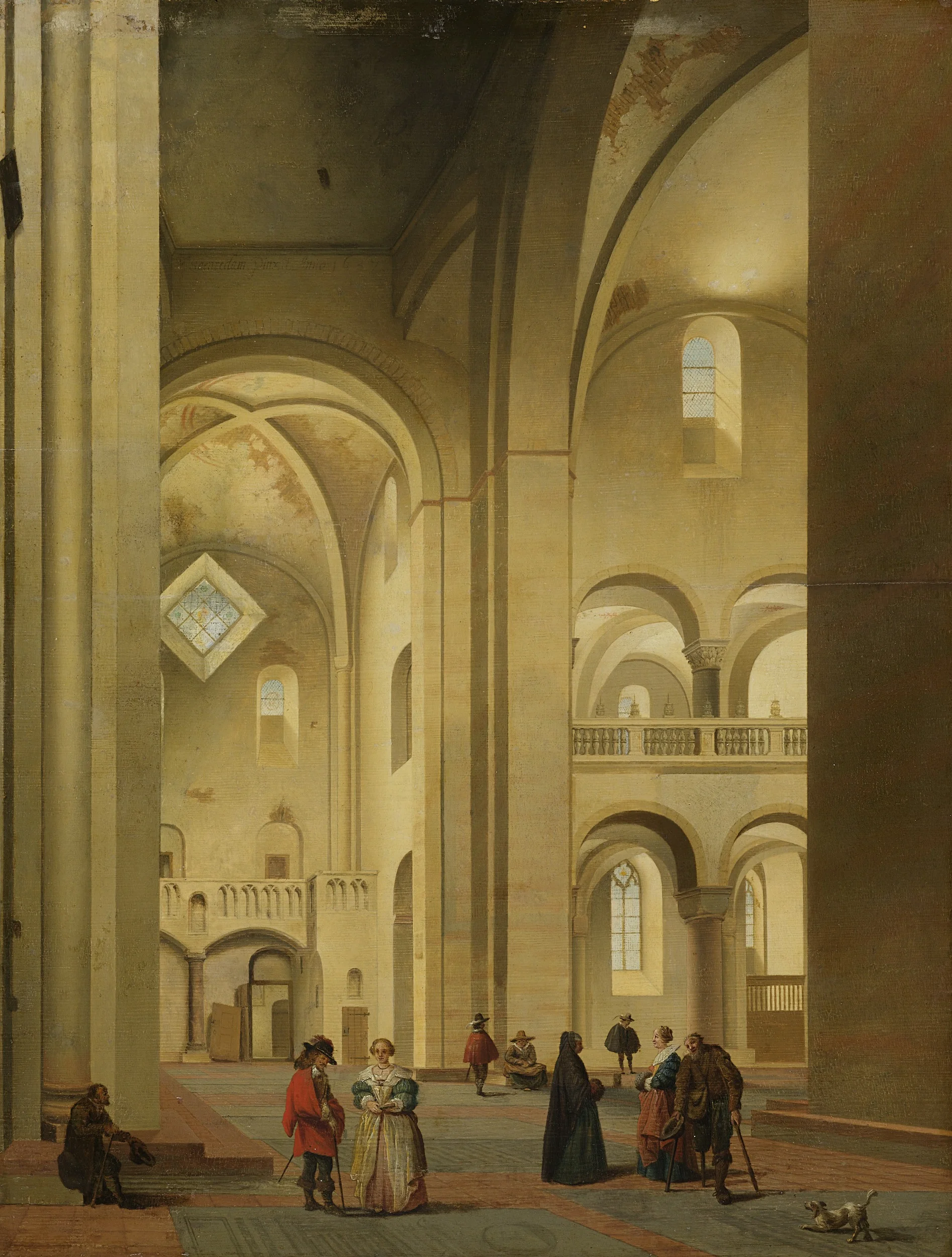 The transept of the Mariakerk in Utrecht, seen from the northeast, detail