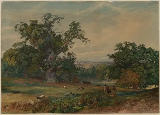 View near Bedford, by Bradford Rudge, 1852
