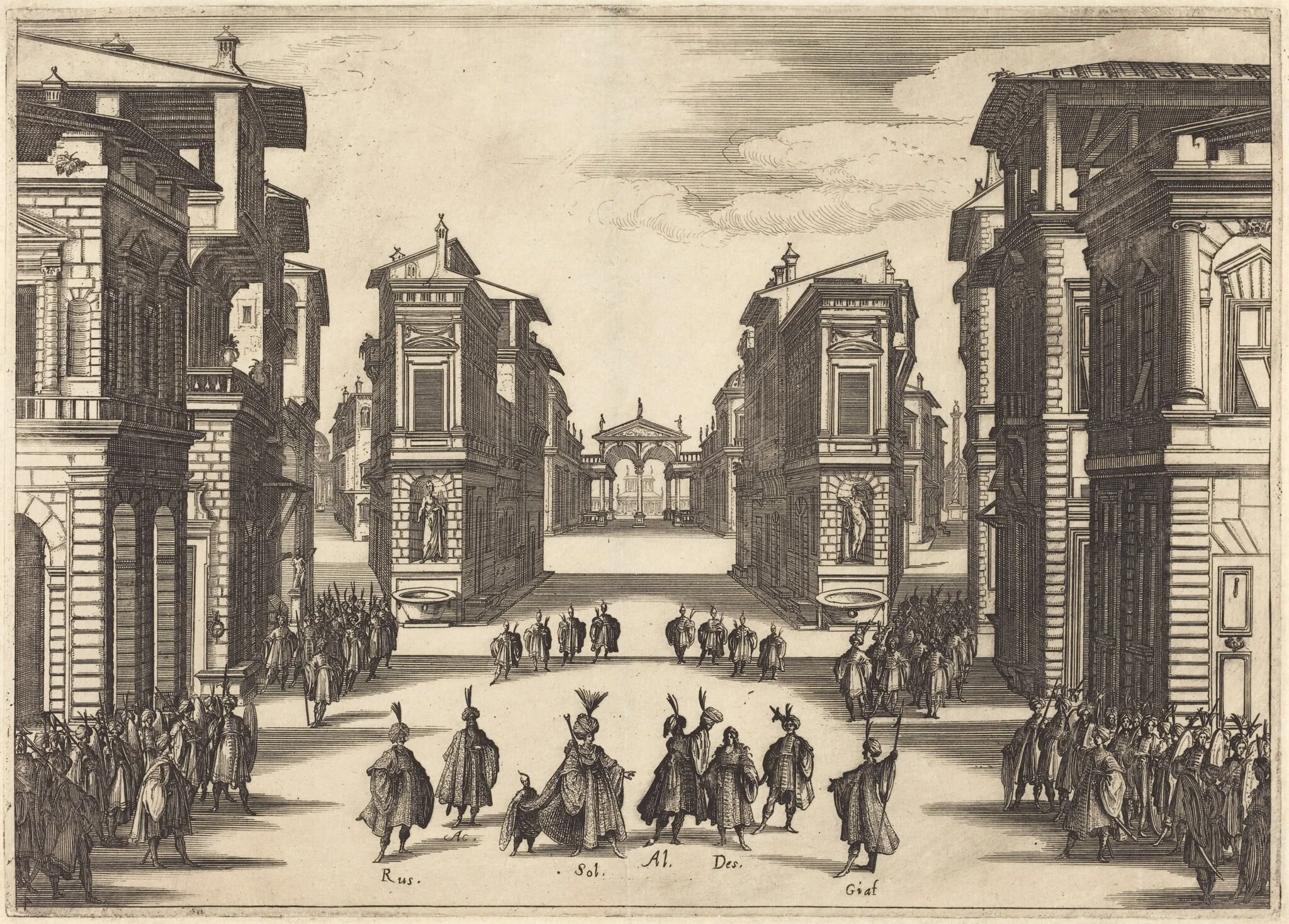 Il Solimano, Act IV, detail