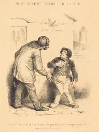Ah Ben!..., by Edmé Jean Pigal, ink, 1841