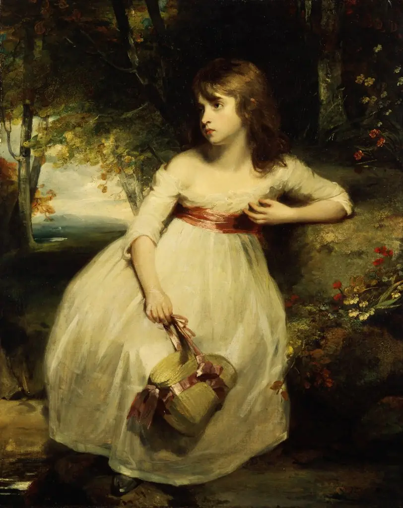 The Little Gardener, by John Hoppner, oil, 1758